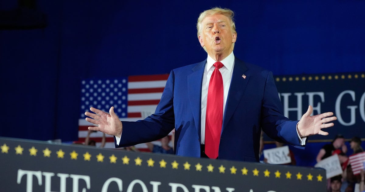 Watch live: Trump declares "most successful first 100 days of any administration" in Michigan speech