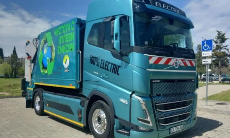 Стара Загора стана първият град в България със сметосъбирач с нулеви вредни емисии - Tribune.bg