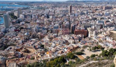 Panorámica de la ciudad de Alicante. -
