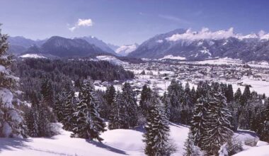 Jungholz ski area, Austria.