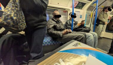 My 2nd experience sitting in a carriage with someone smoking Crack