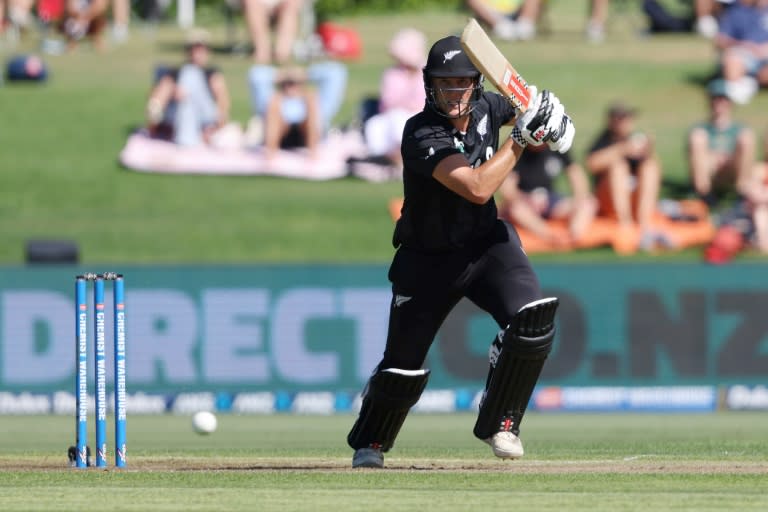 New Zealand’s Rhys Mariu scored a maiden half-century (Michael Bradley)