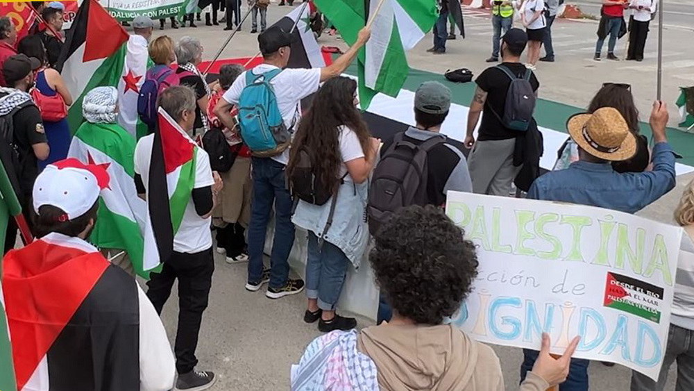 37th march against NATO, US military bases takes place in Spain’s Rota