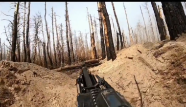 International volunteers of the Thorne Group during intense firefight against Russian Forces in the Serebryansky forest.