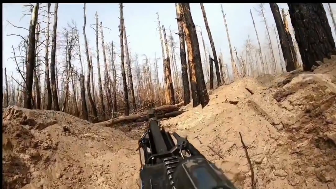 International volunteers of the Thorne Group during intense firefight against Russian Forces in the Serebryansky forest.