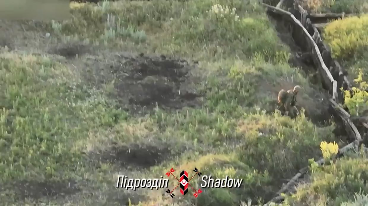 Drone strike severs russians arm (NSFW)