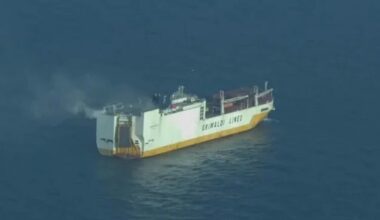 Fire damaged Grimaldi Con-Ro to be broken up in Turkey