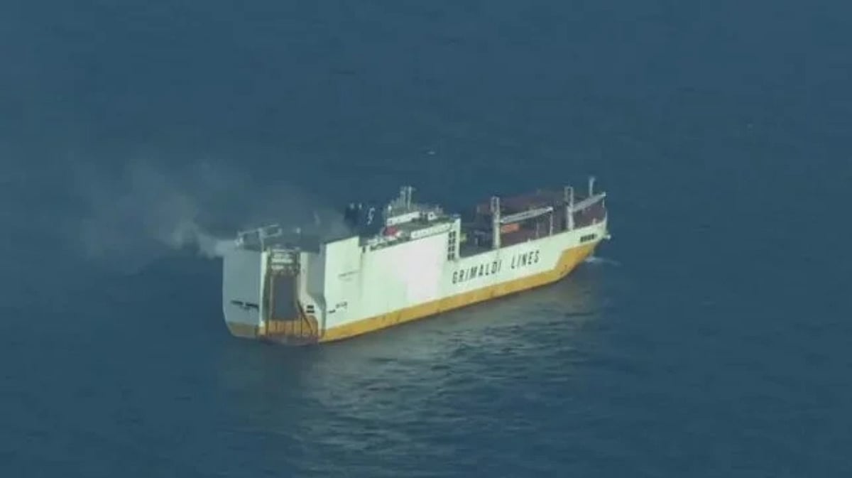 Fire damaged Grimaldi Con-Ro to be broken up in Turkey
