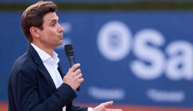 David Ferrer durante la charla inaugural de esta edición del Barcelona Open Banc Sabadell 2025.