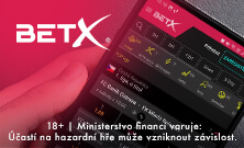 Zaregistruj se v online sázkové kanceláři BetX