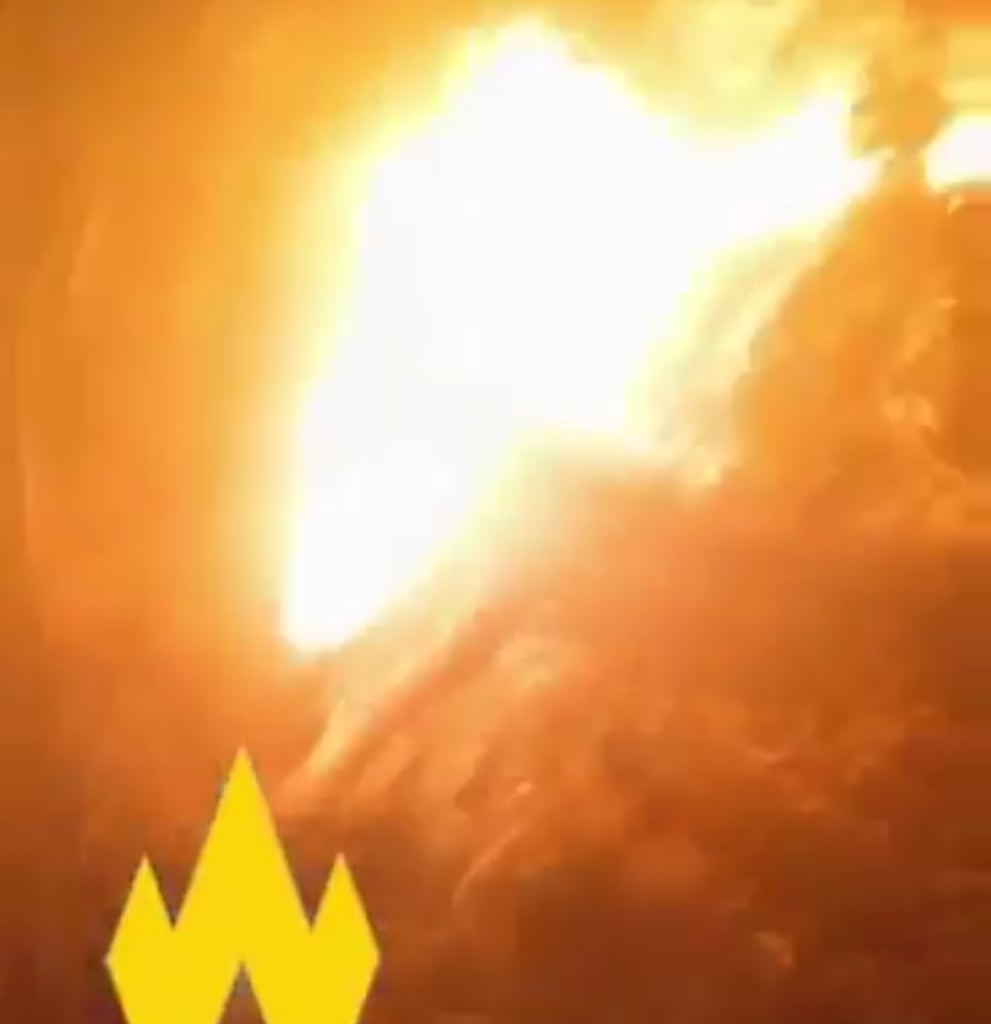 Ukrainian partisan burned a Russian tank in the Donetsk region. April 13, 2025
