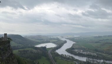 Lovely view on Kinnoull Hill