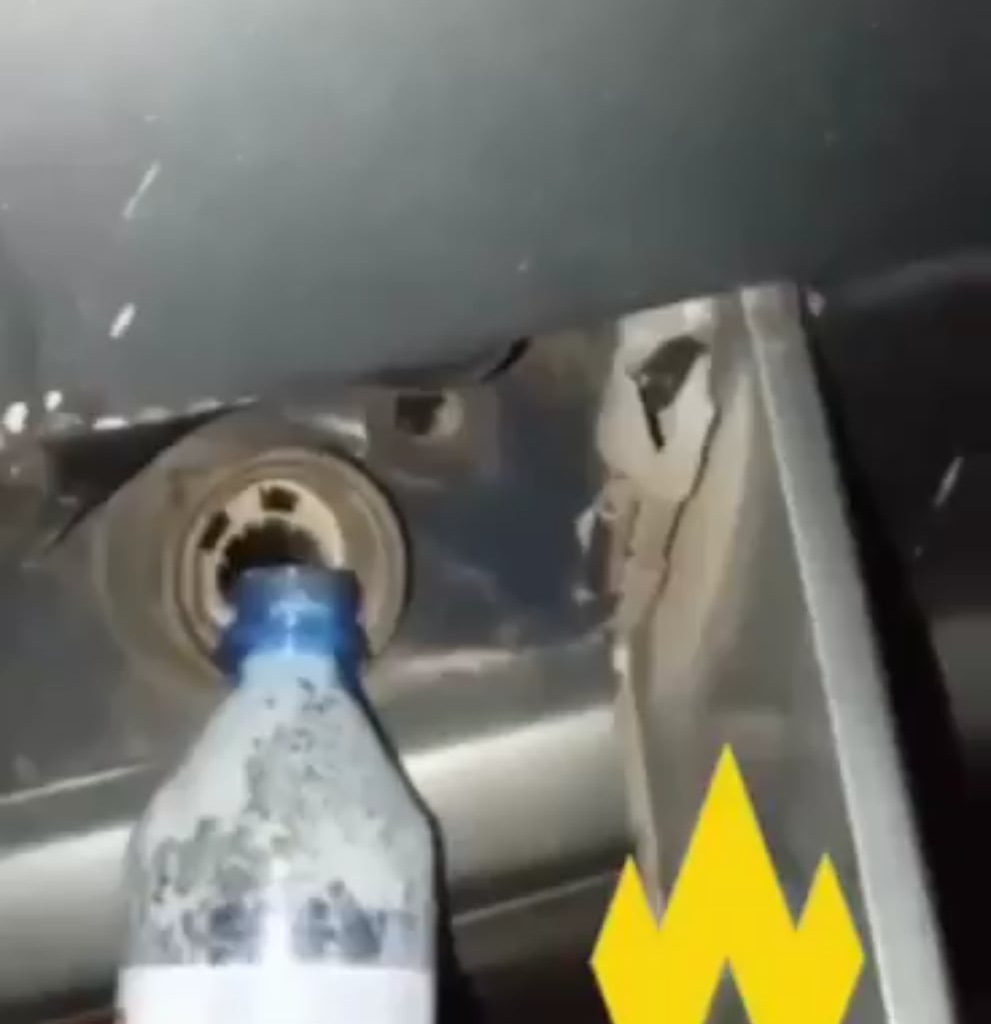 In Moscow region, “Civil Force” activists disabled a Z-supporter’s car by pouring sugar into the tank. This is the price for backing Putin’s war. April 2025