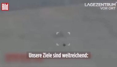The German HF-1 drone hit the equipment of the Russian soldiers. The time and location were not disclosed.