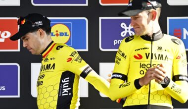 Tiesj Benoot après le loupé sur A Travers la Flandre : 'Comme toute la Belgique, on voulait voir Wout van Aert gagner'