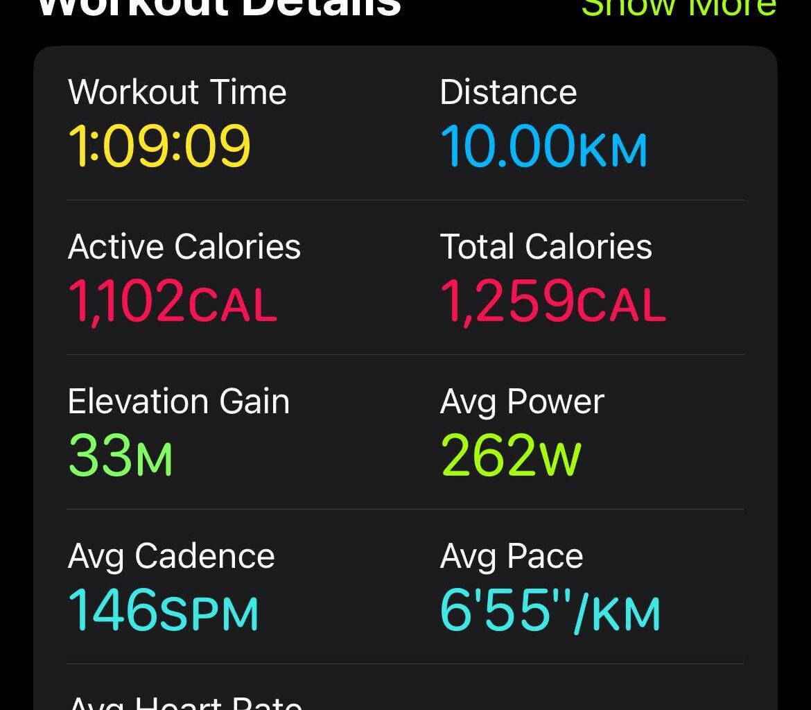 I completed my first 10K run today!