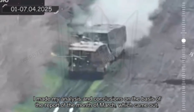 Magyar explains the work of the 414th brigade in the first week of April