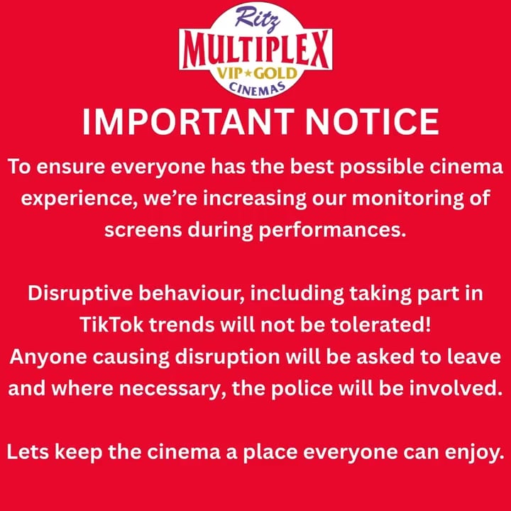 Cookstown cinema releases statement on behaviour of kids during screenings of minecraft