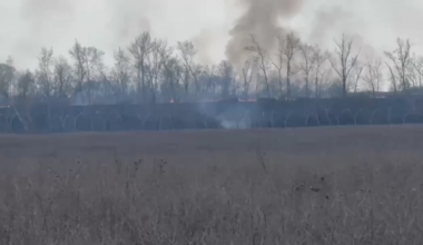 Russian conscripts write that there was an attack by a convoy of five trucks and about 60 people were killed. Belgorod region.