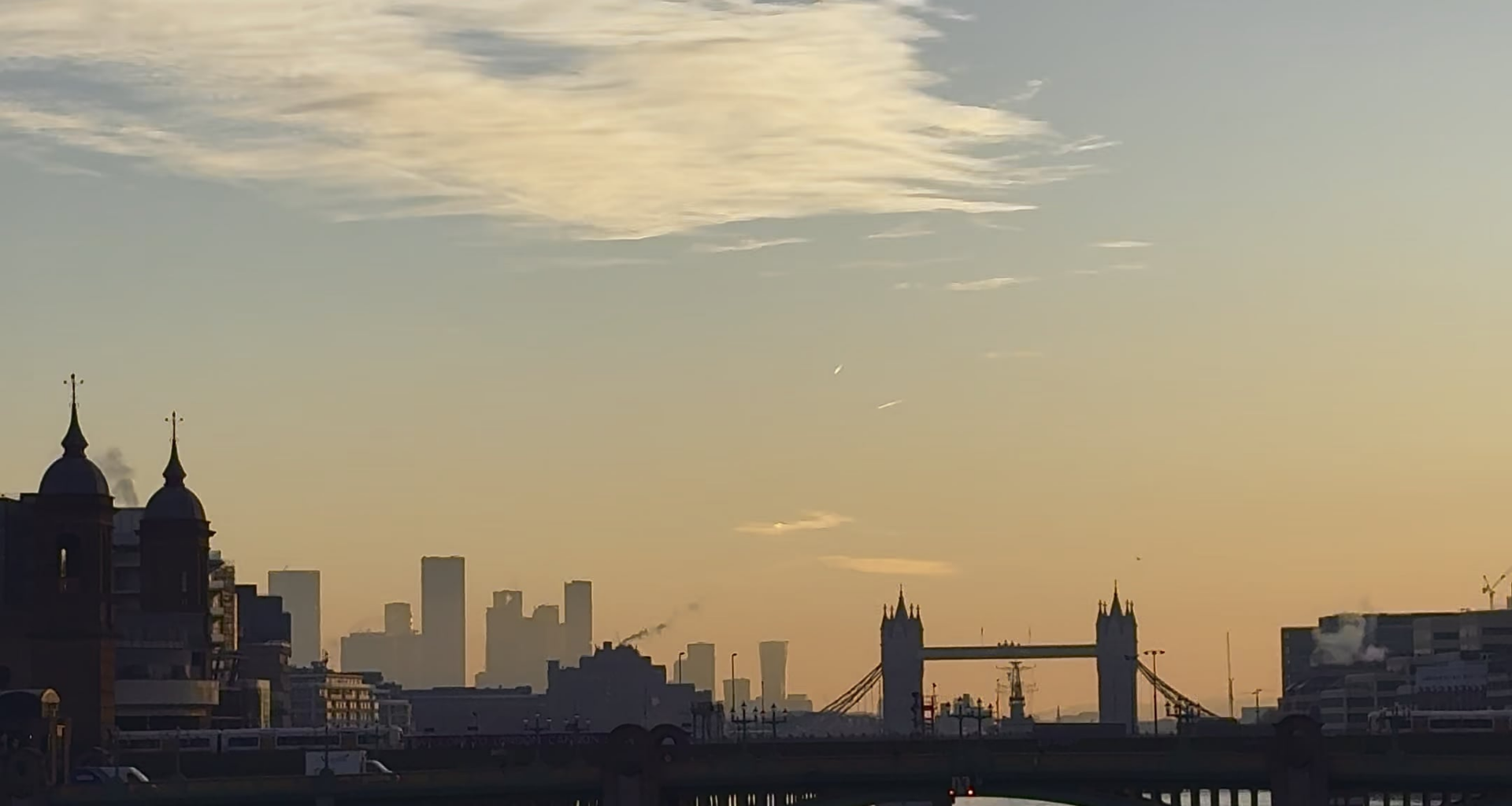 Beautiful morning in London
