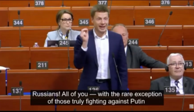 "You are all the same murderers as Putin. All of you! You're all b*stards. The only thing you can do is get on your knees and repent..." - Ukrainian MP Goncharenko addresses the Russian people.