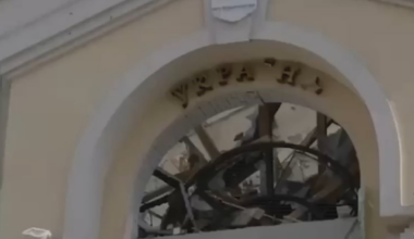 April 13, 2025, Sumy, Ukraine. Russians on purpose hit a highly populated area, killing 35 Ukrainian civilians and wound 129 more. What does Putin say? “So what”. No regrets, no condolences, nothing. “So what”.