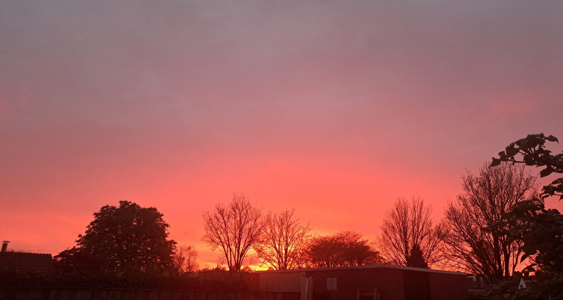 Oranje zonsondergang (Sahara zand?)