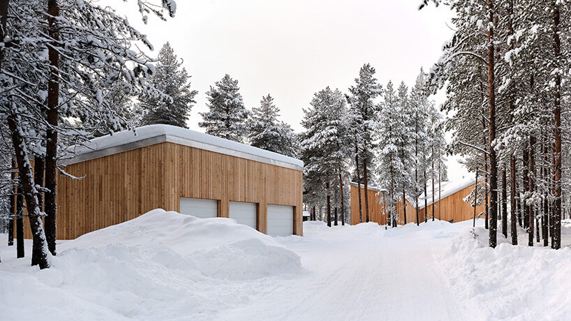 the cliffhanger: pirinen & salo's remote home cantilevers over the forests of northern finland