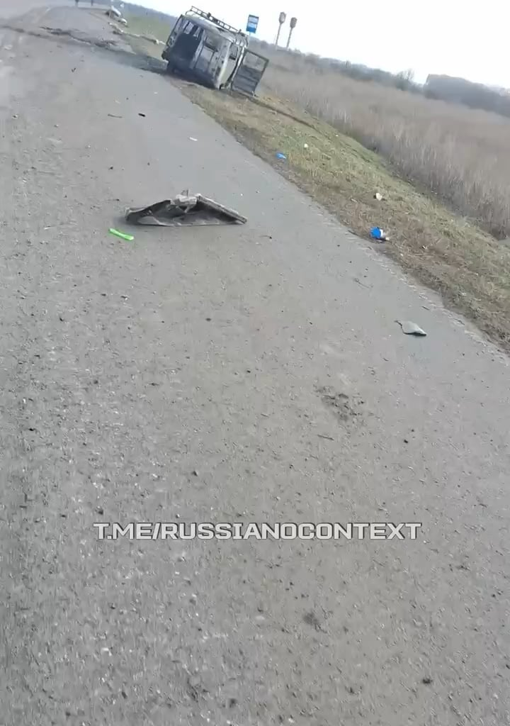 “Those Ukrainians burn our vehicles. This happens almost every day. For some of us, there’s just nothing left to drive with.” Complaints of a russian soldier as he walks by one of his destroyed bread loafs.