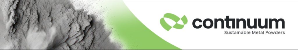 Continuum Logo. Photo via Continuum Powders.
