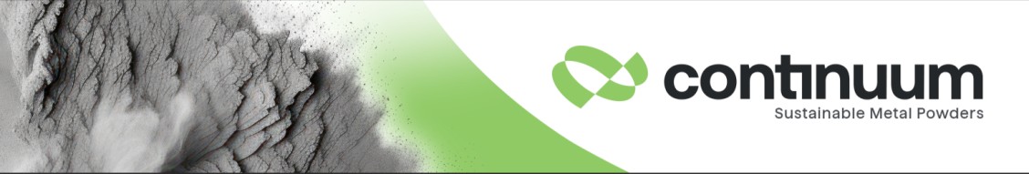 Continuum Logo. Photo via Continuum Powders.