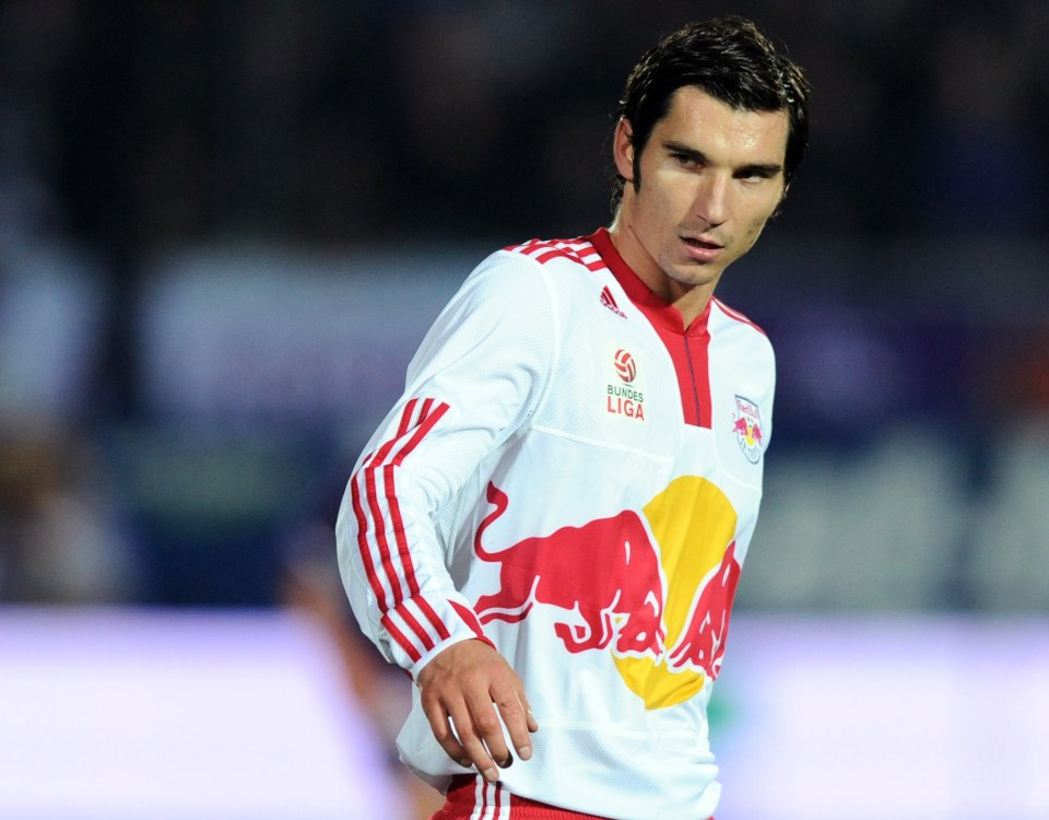 Nikola Pokrivac, Croatian footballer for Red Bull Salzburg.