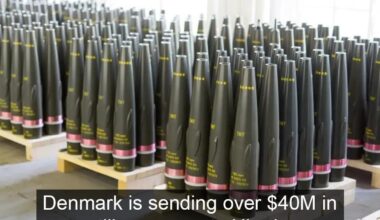 Denmark is sending over $40M in artillery ammo to Ukraine via Estonia. The aid aims to help Ukraine resist Russian aggression, with Denmark also backing long-term security and peacekeeping efforts.
