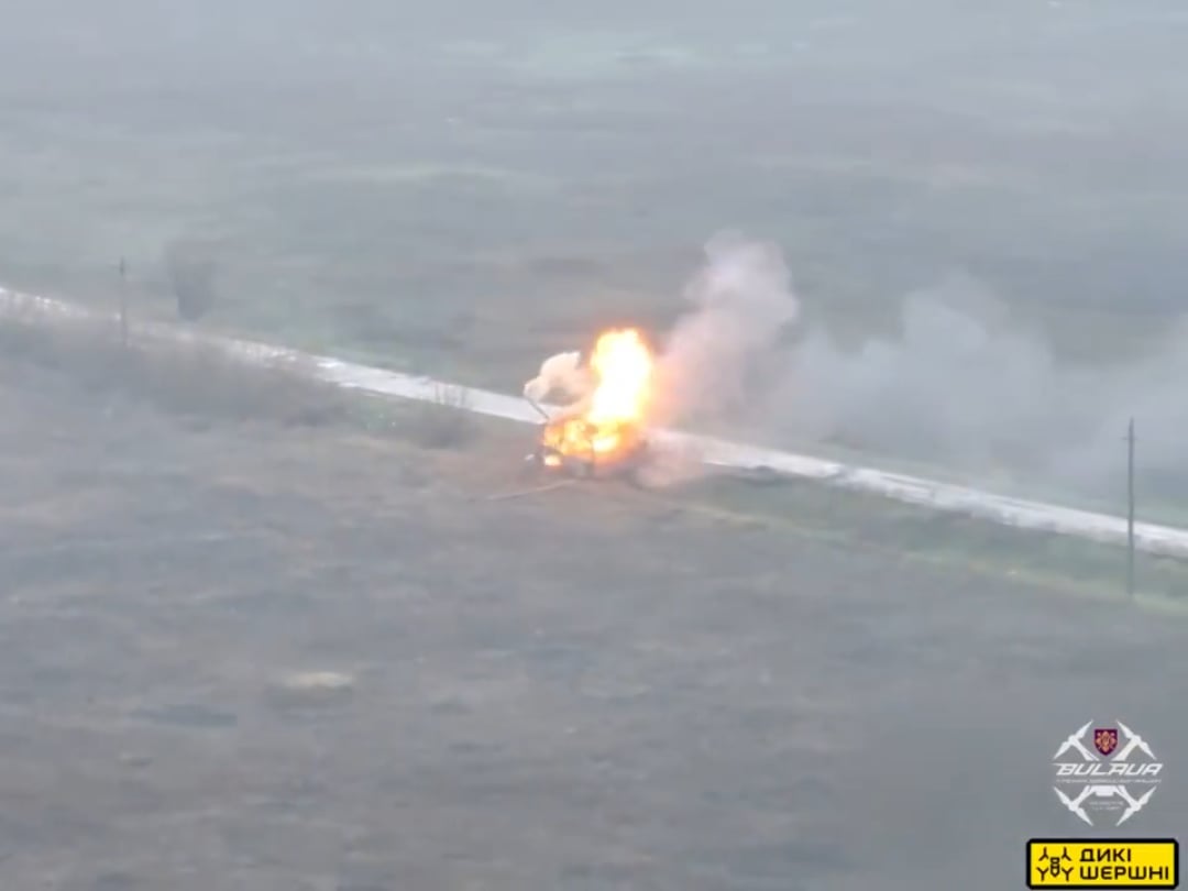 The russian forces took advantage of the bad weather and launched an assault—only to run into BULAVA pilots, who took them apart. Novopavlivka direction. April 2025