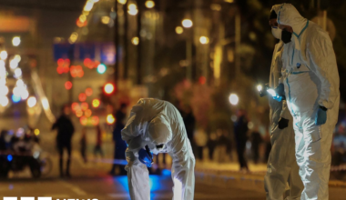 Police investigating blast near Hellenic Train offices