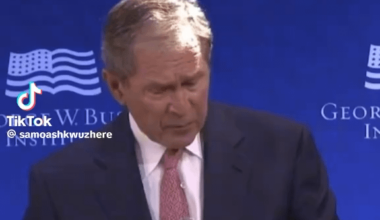 You know things are bad when you find yourself agreeing with George W. Bush.