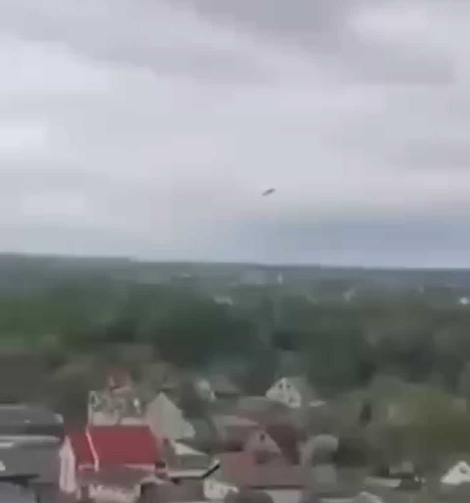Russia kamikaze drone strikes a house in Bila Tserkva this morning