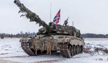 Britain’s armoured presence on the Russian border