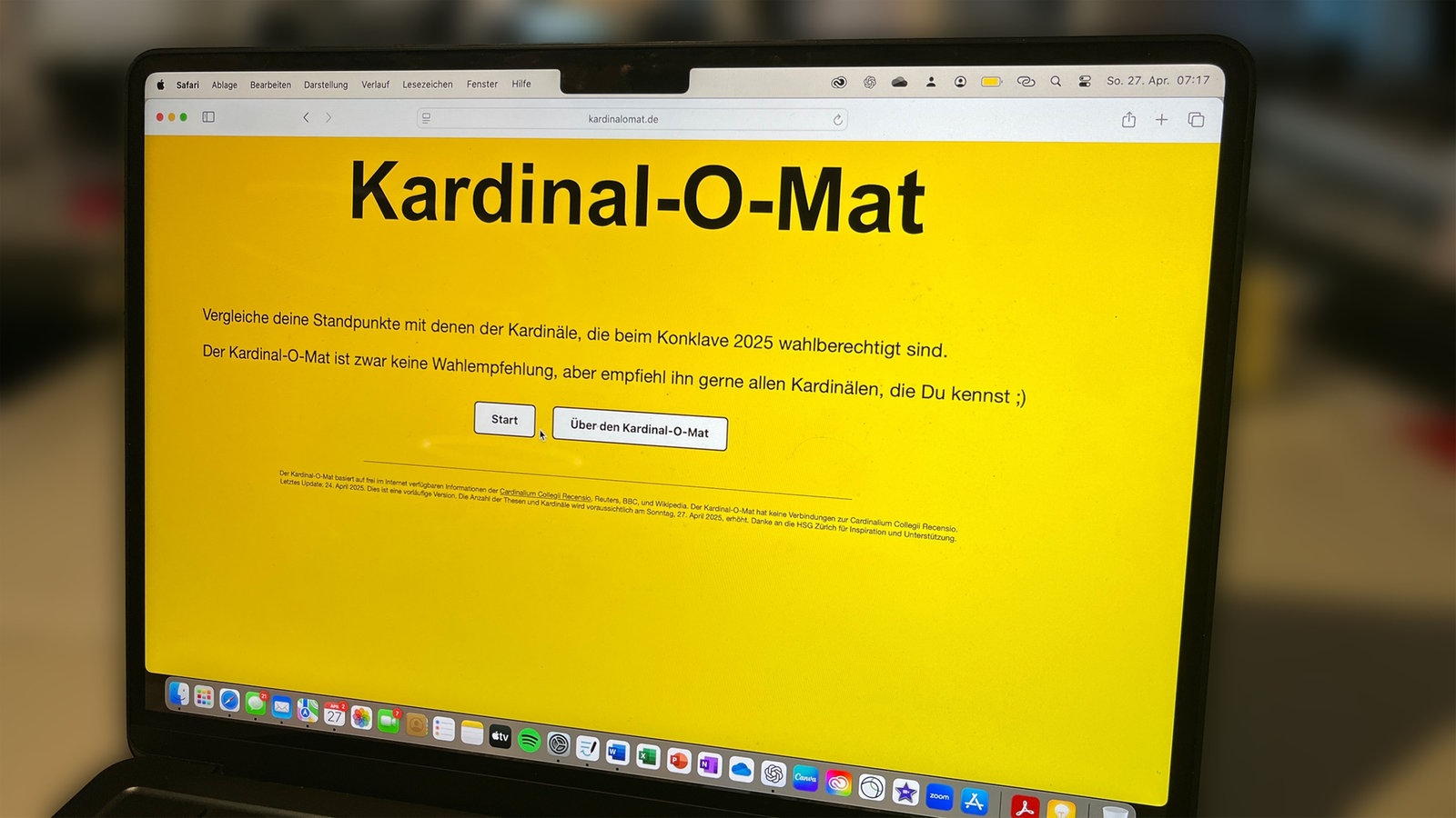 Kardinal-O-Mat - Wen würdest du zum Papst wählen? - Nachrichten