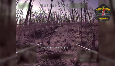 Ukrainian fiber optic drone operators of the 5th Assault Brigade's Phoenix unit took out a Russian sniper in a ghillie suit. Chasiv Yar direction. April 26, 2025