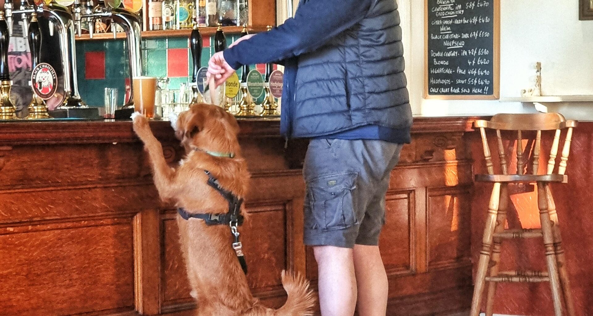 A pint with a mate