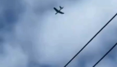 Today, a Ukrainian UAV attacked a building with equipment on the roof in Belgorod.