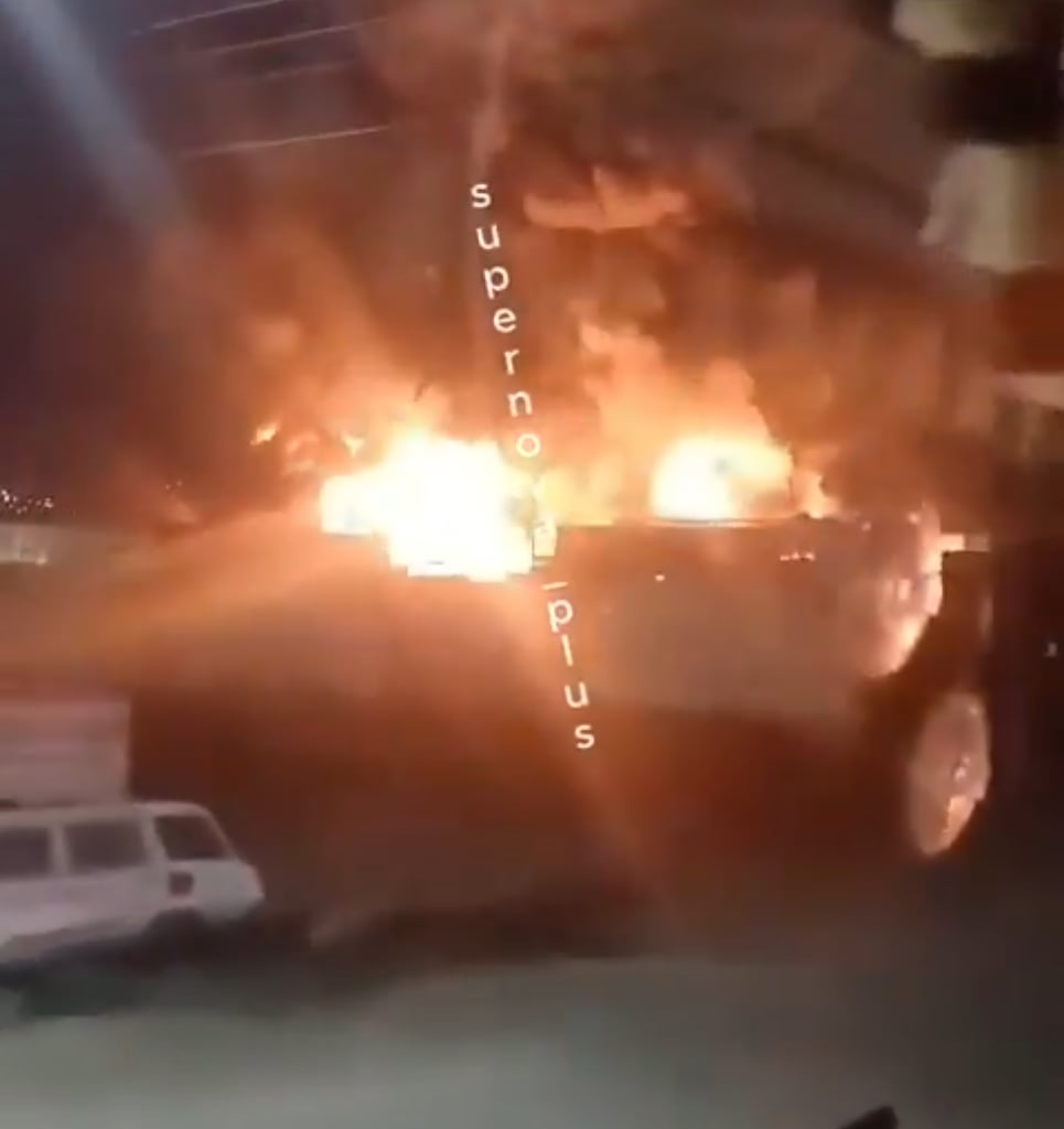 Russian oil depot in the city of Novorossiysk, Krasnodar Kraj, is on fire. Before that, a missile threat(R-360 Neptune) was announced. 28.04.2025
