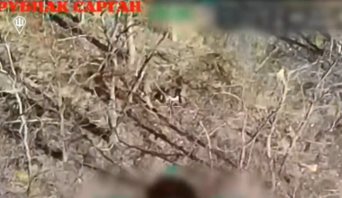 A Russian soldier beating up his comrade didn't see the Ukrainian FPV drone strike incoming. Published by Ukrainian paratroopers on April 29, 2025