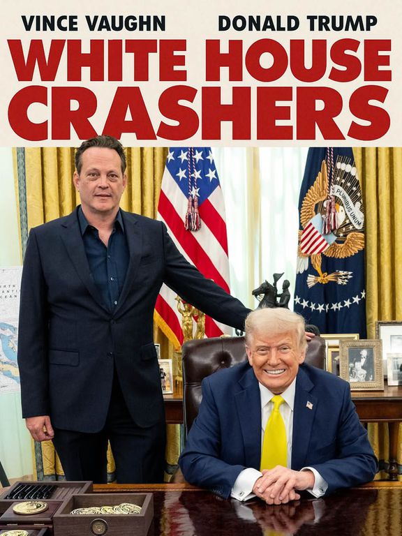 Vince Vaughn Visits Donald Trump, Gets Parody Treatment on Official POTUS Account: White House Crashers