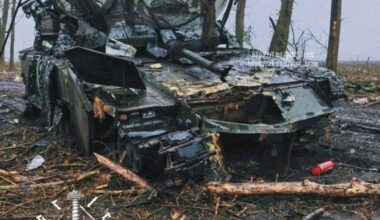 Swedish CV-90 destroyed in the Kursk region.