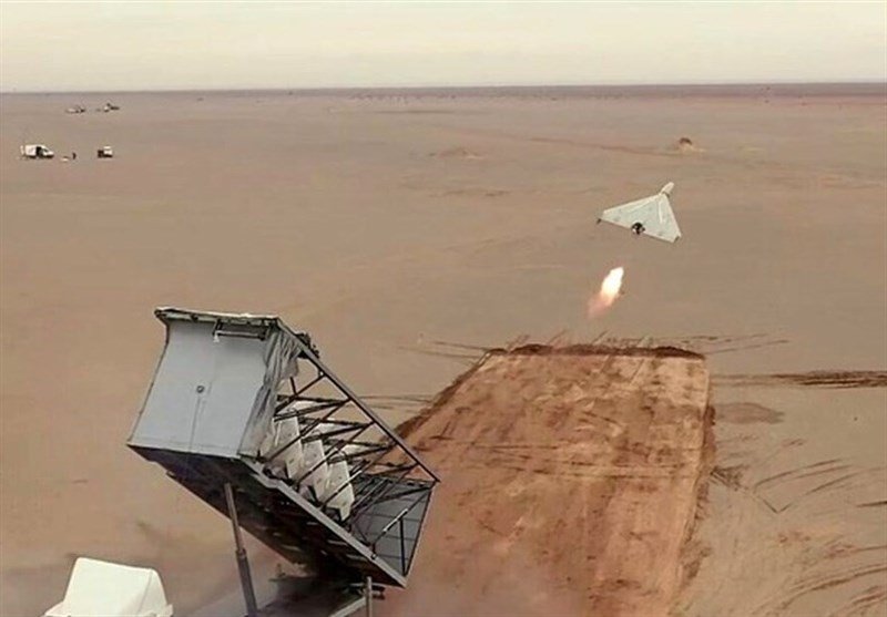 Drone launch in an undisclosed area of Iran.