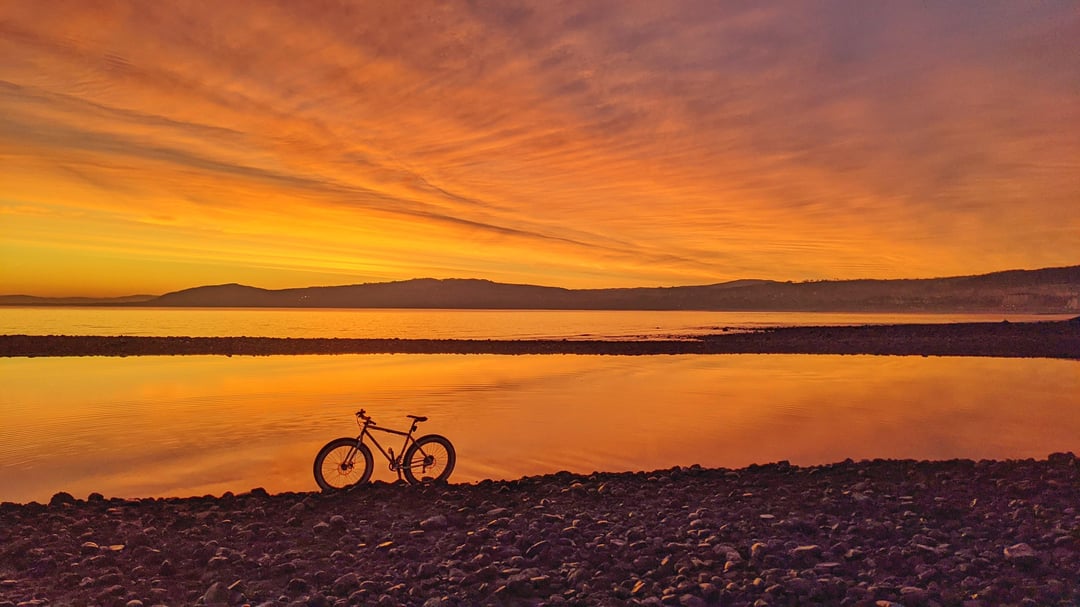 Sunrise in Rhos on sea
