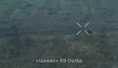 NSFW: Russian assault group in "Loaf"/"Bukhanka" transport van ambushed and taken out by small arms fire of soldiers of the 59th assault brigade. April 2025, Pokrovsk direction. [graphic content]