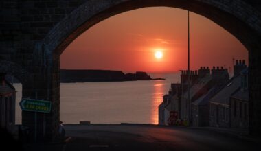 Sunset at Cullen